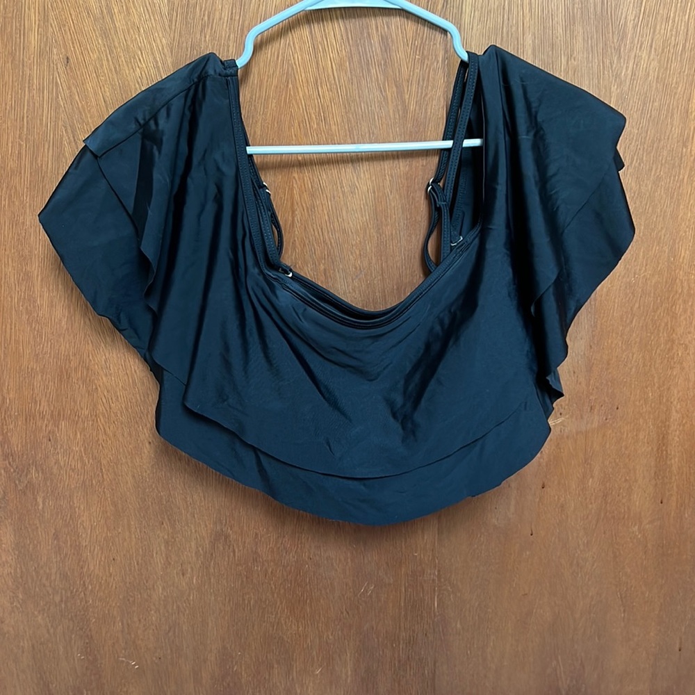 Black swimsuit top